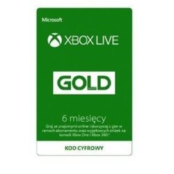 Xbox LIVE Gold 6 miesięcy